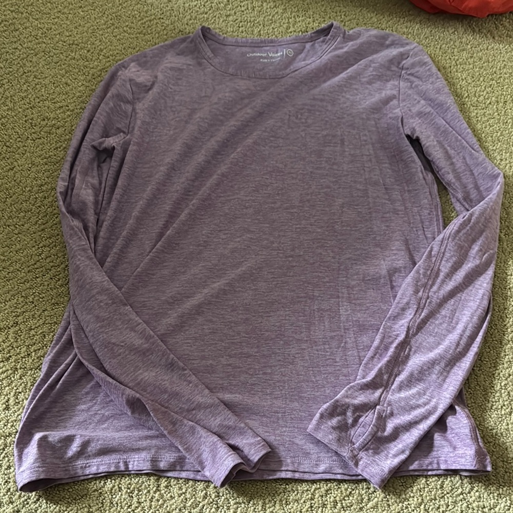Outdoor Voices Purple Long Sleeve Women’s Shirt